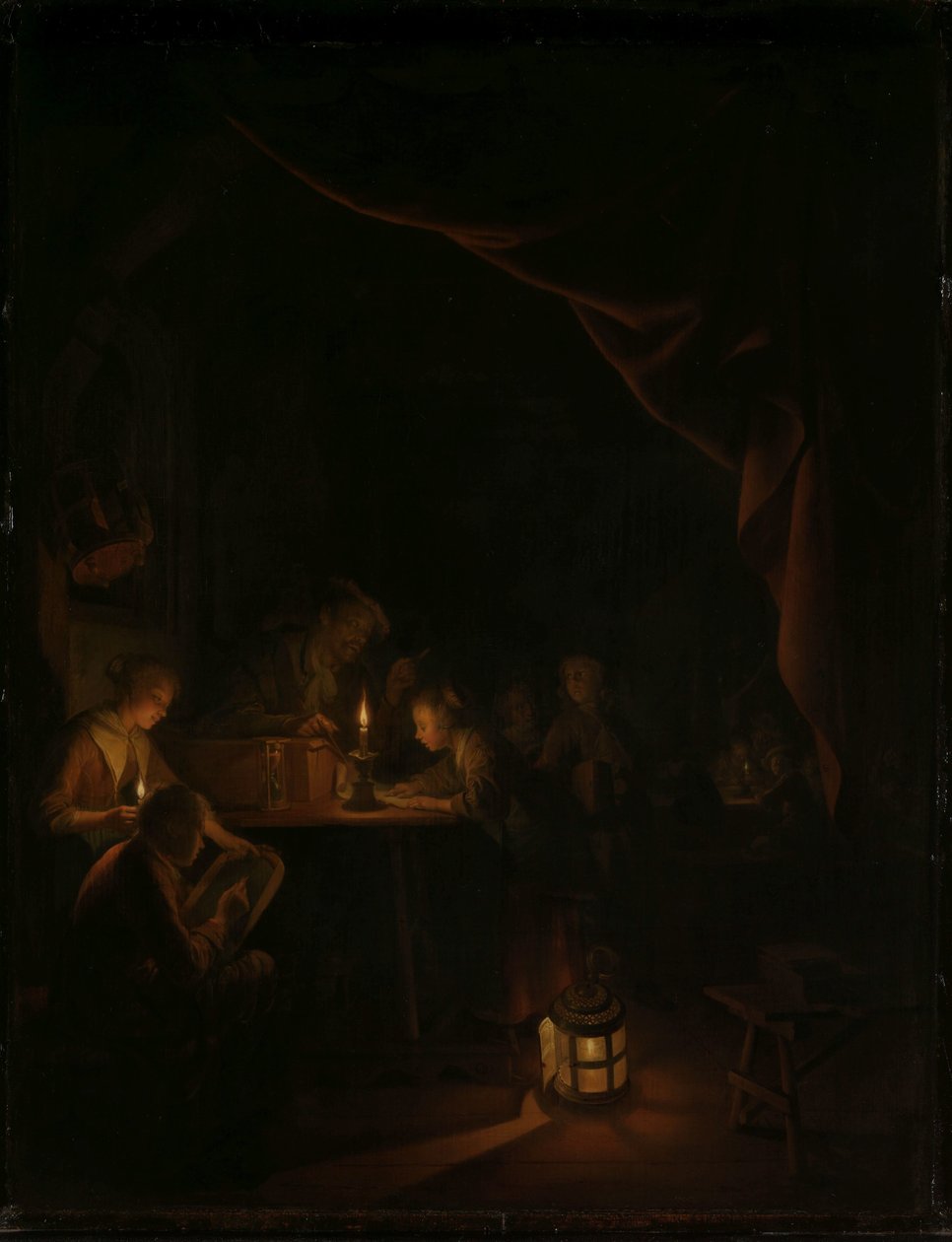 Škola noci od Gerrit Dou