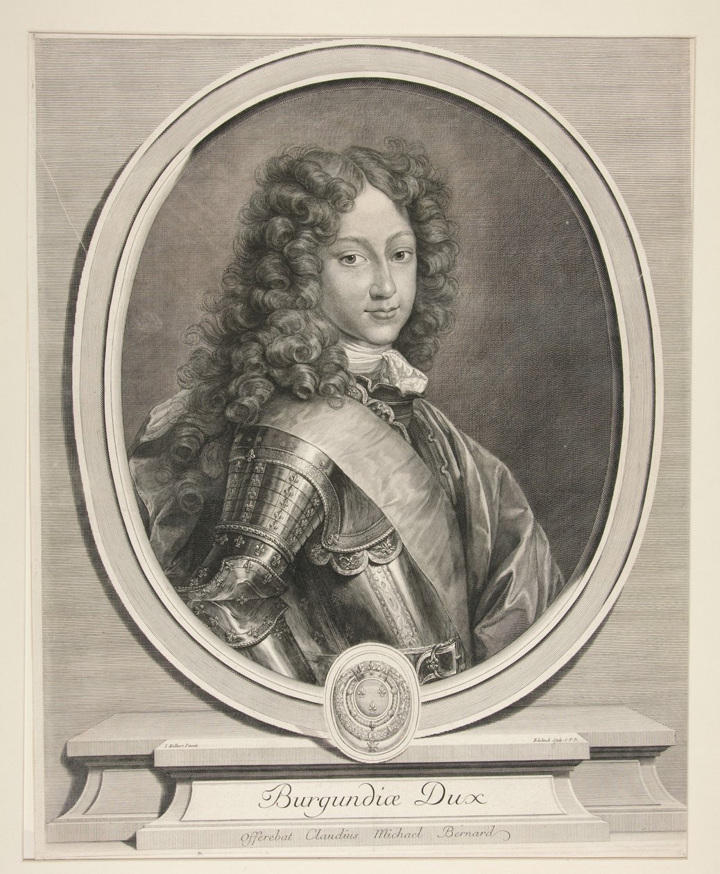 Ludvík, vévoda burgundský (1682–1712) od Gérard Edelinck