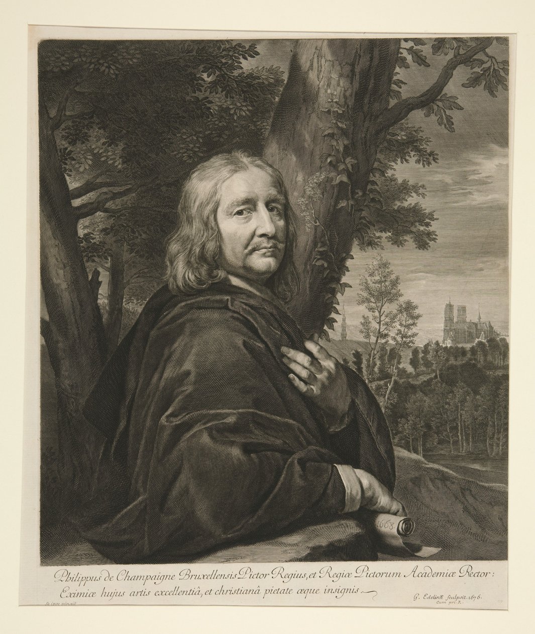 Philippe z Champaigne od Gérard Edelinck