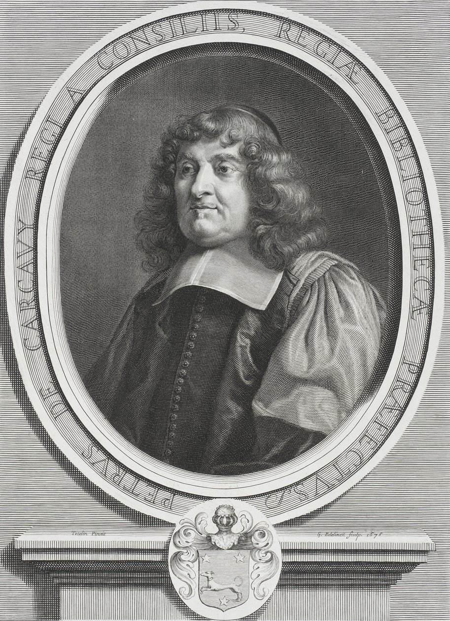 Pierre de Carcavy od Gérard Edelinck