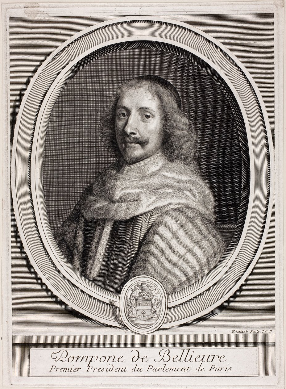 Pompon de Bellièvre od Gérard Edelinck
