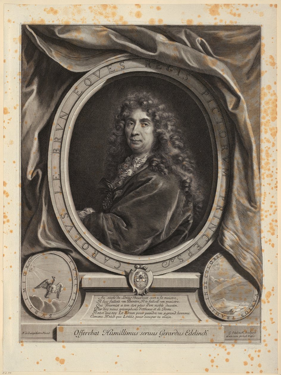 Portrét Eustache Teissiera od Gérard Edelinck