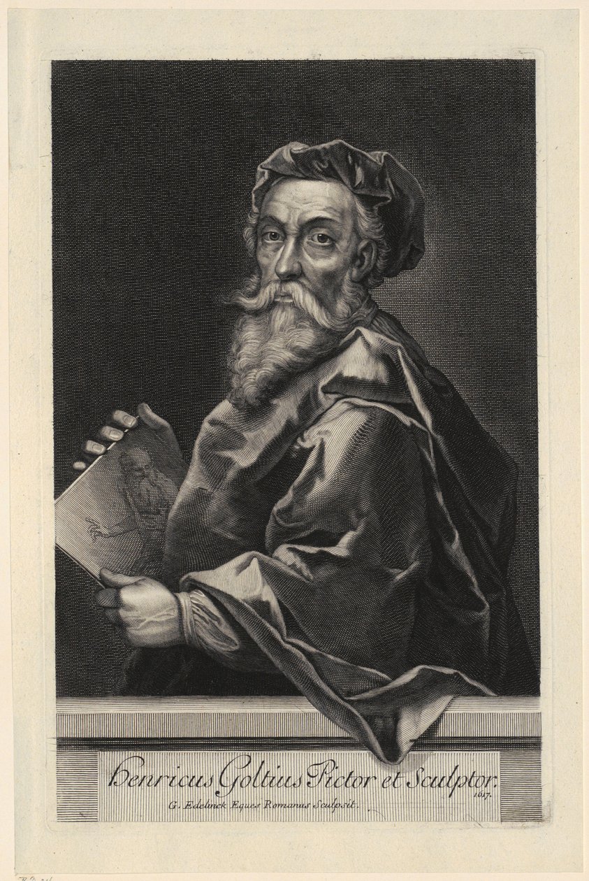Portrét Hendricka Goltziuse od Gérard Edelinck