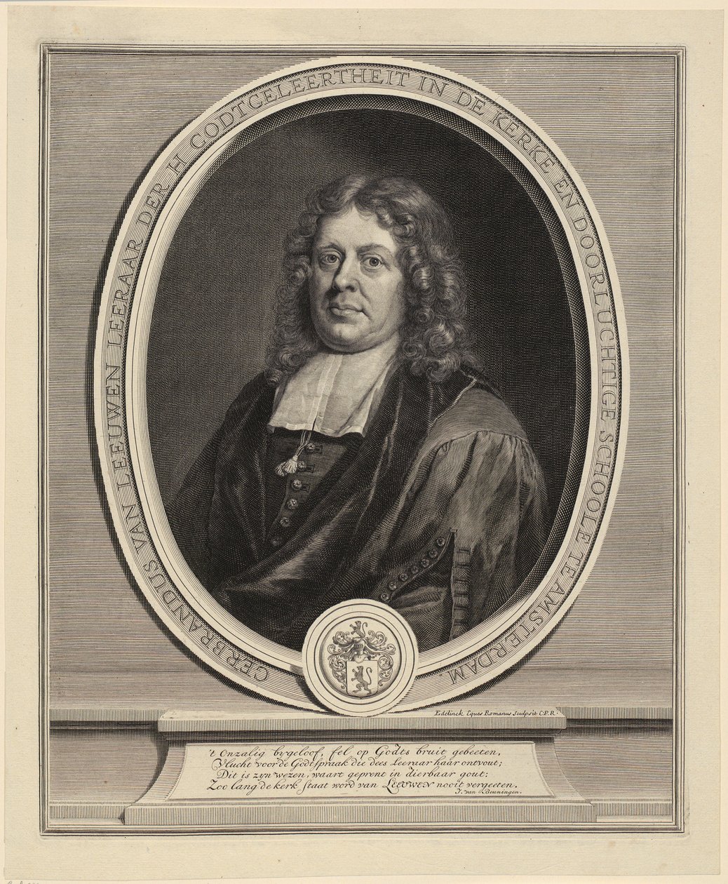 Portrét Jules-Paula de Lionneho od Gérard Edelinck