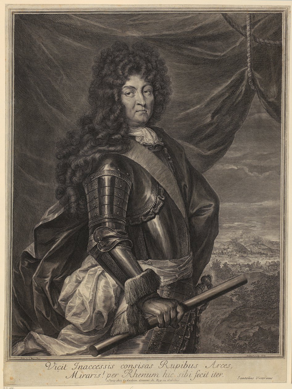 Portrét Ludvíka XIV. od Gérard Edelinck