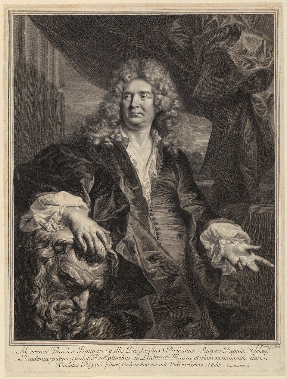 Portrét Martina Desjardinse od Gérard Edelinck