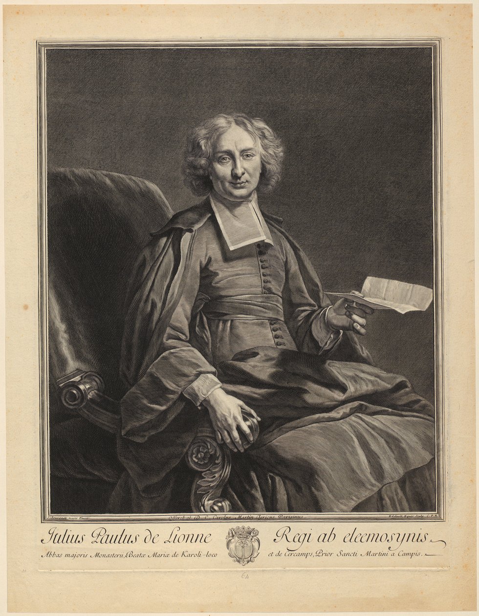 Portrét Philippa de Champaigne od Gérard Edelinck