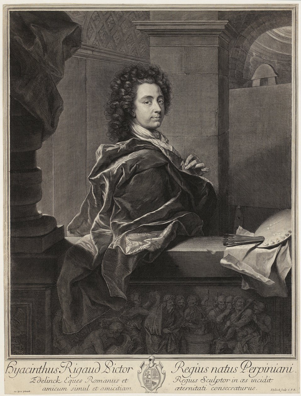 Portrét Tiziana od Gérard Edelinck