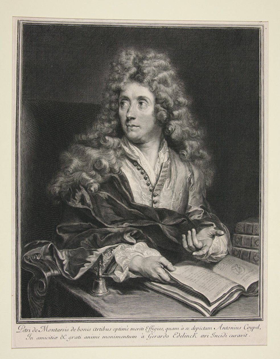 Portrét Antoina Coypela od Gérard Edelinck