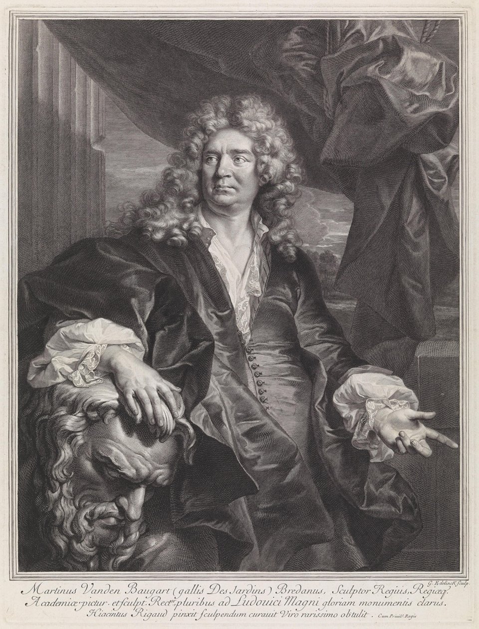 Portrét Martina van den Baugarta od Gérard Edelinck