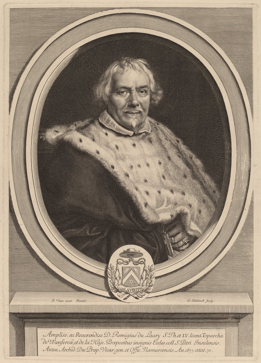 Remi Du Laura od Gerard Edelinck after Jacob van Oost II