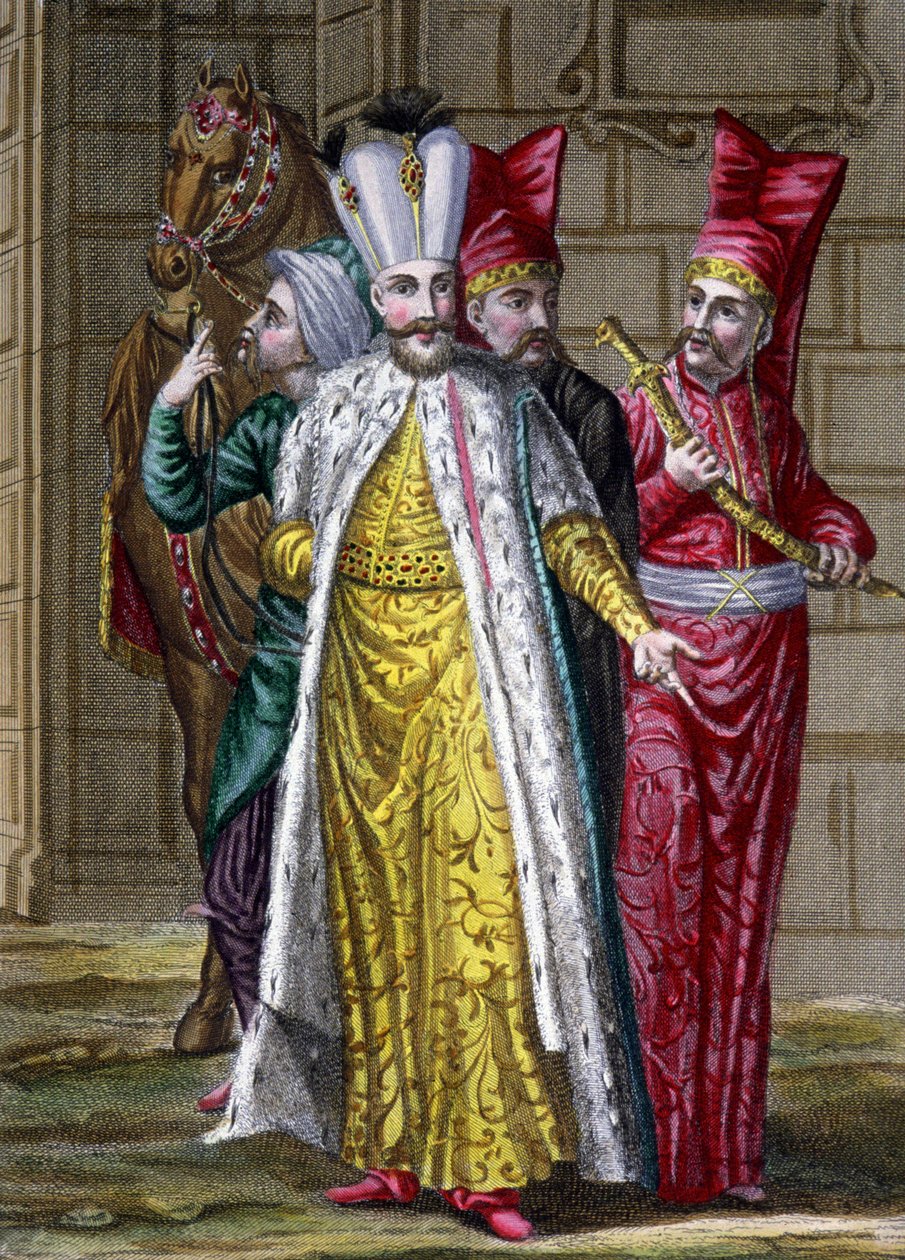 Slavnostní oděv sultána od Gerard Jean Baptiste Scotin
