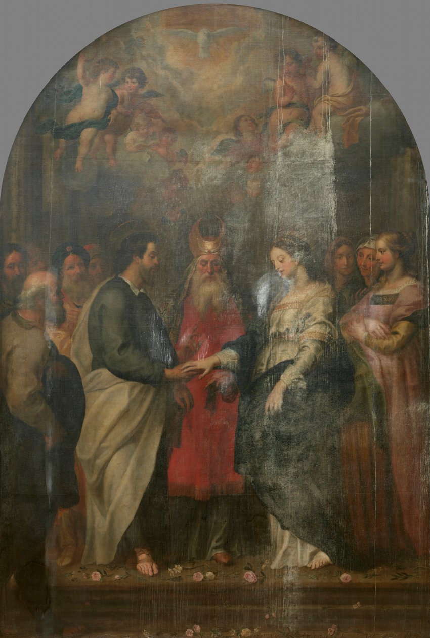 Nizozemsky: Marriage of Mary Marriage of Mary od Gerard Seghers