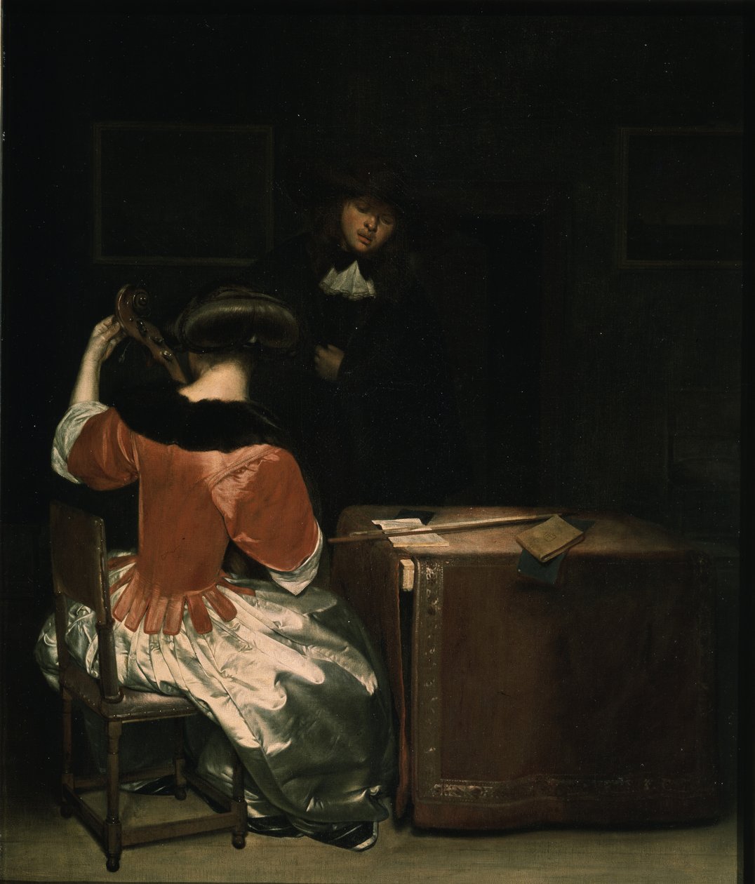 Hudební lekce od Gerard, Ter Borch