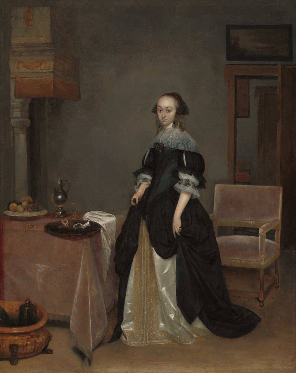 Marie ze Suchtelenu od Gerard Ter Borch the Younger