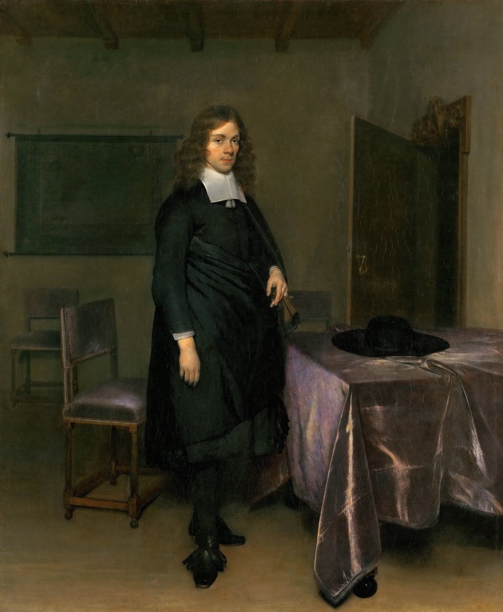 Portrét muže od Gerard Ter Borch the Younger