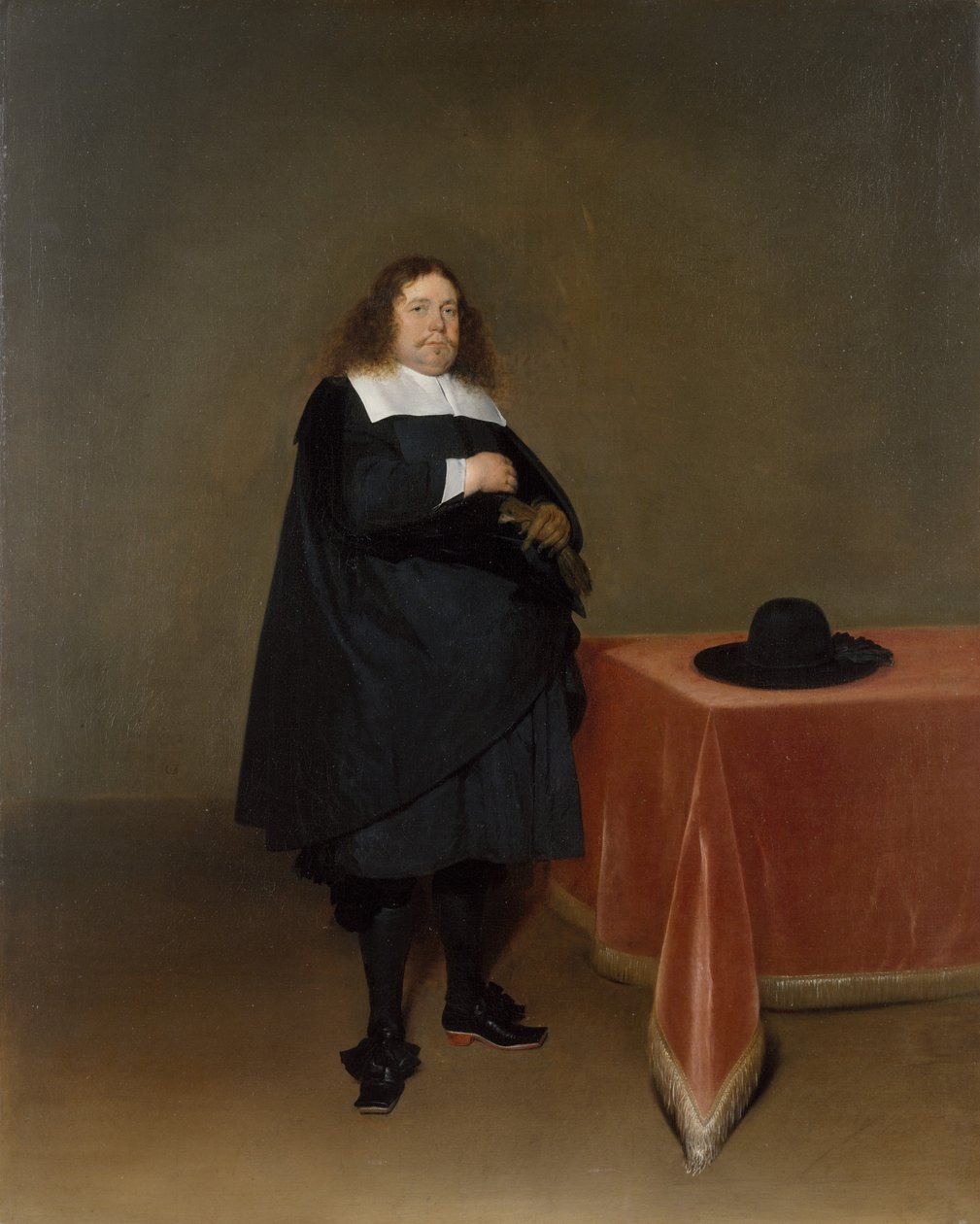 Purkmistr Jan van Duren 1613-1687, asi 1666-67. od Gerard Terborch II
