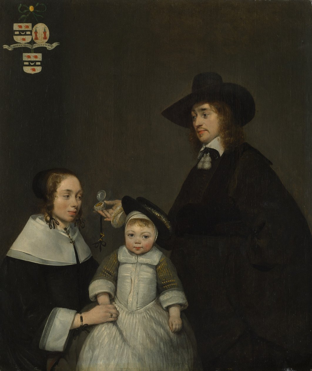 Rodina Van Moerkerkenů, asi 1653-54. od Gerard Terborch II