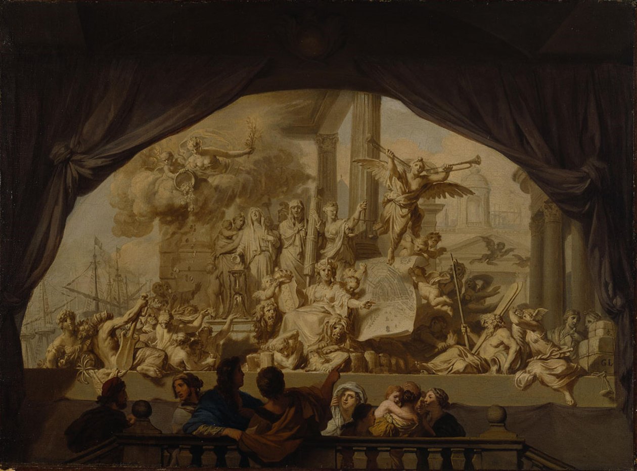 Alegorie slávy Amsterdamu od Gerard de Lairesse