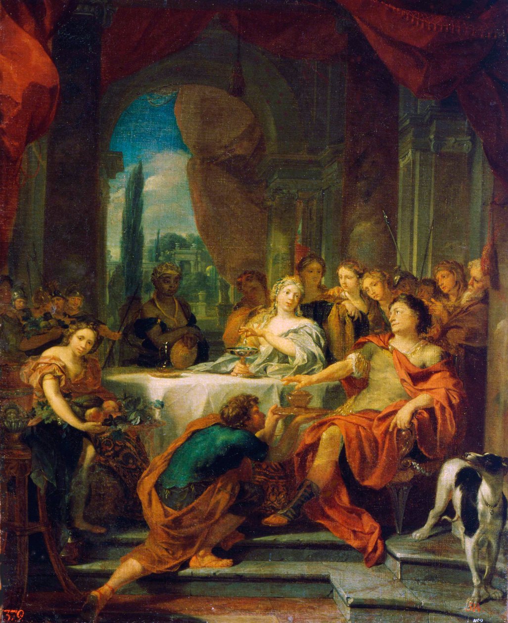 Antonius a Kleopatra, 17. nebo začátek 18. století od Gerard de Lairesse