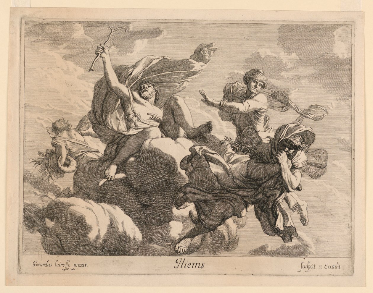 Zima od Gerard de Lairesse