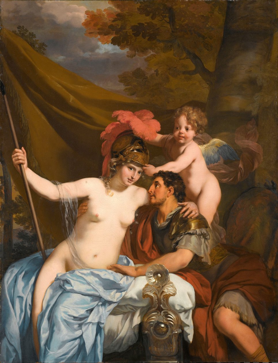 Odysseus a Calypso od Gerard de Lairesse