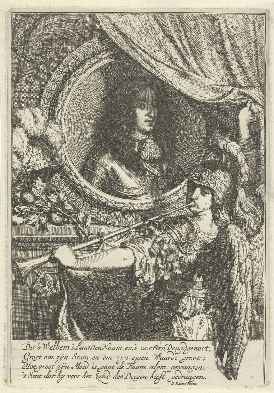 Portrét prince Williama III od Gerard de Lairesse