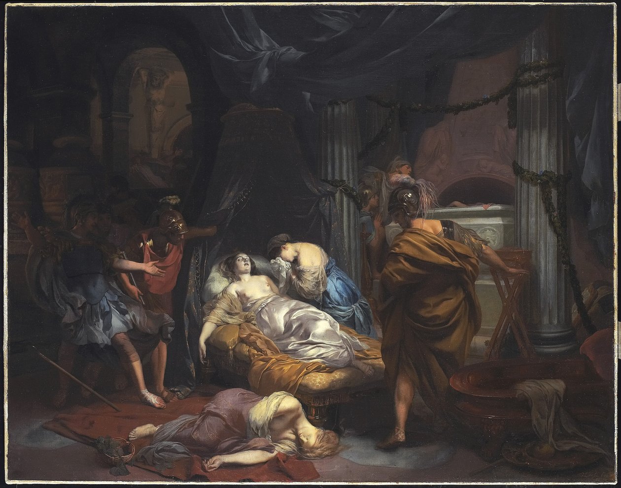 Smrt Kleopatry, 1686 od Gerard de Lairesse