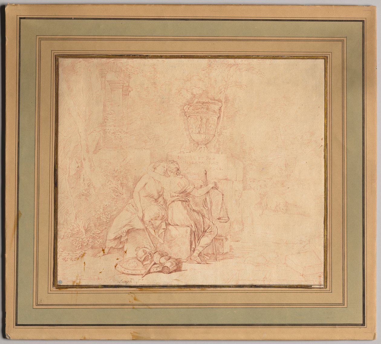 Polibek míru a spravedlnosti, po roce 1654. od Gerard de Lairesse