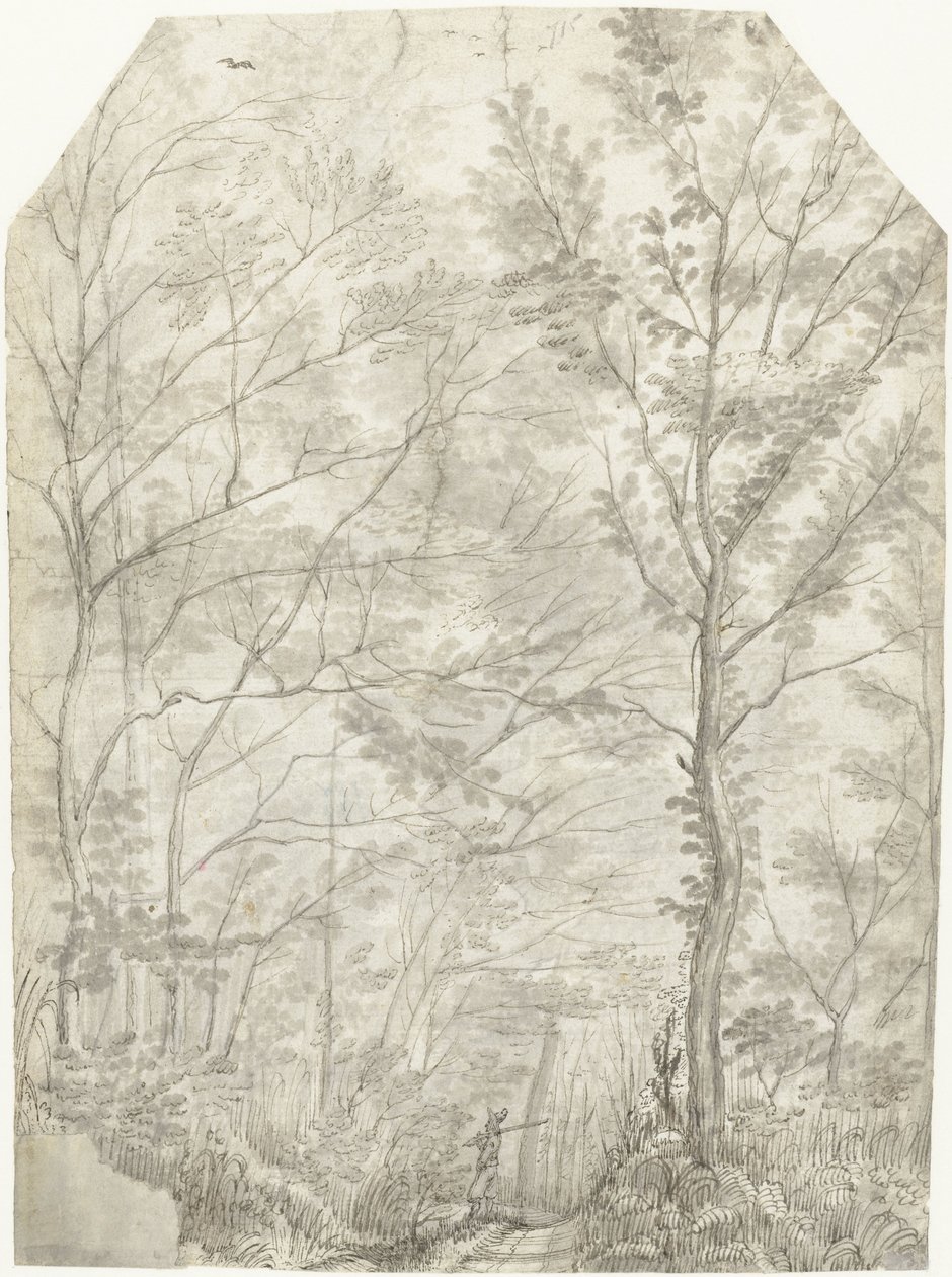 Les Villa Madama mimo Řím, s lovcem od Gerard ter Borch (I)