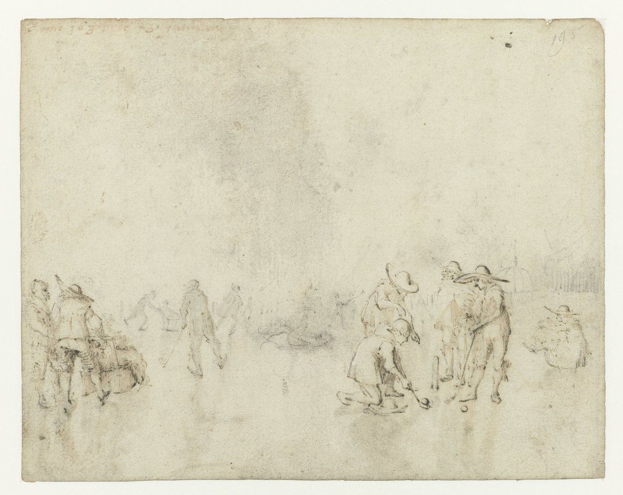 Ledová tvář s baňkami od Gerard ter Borch (II)