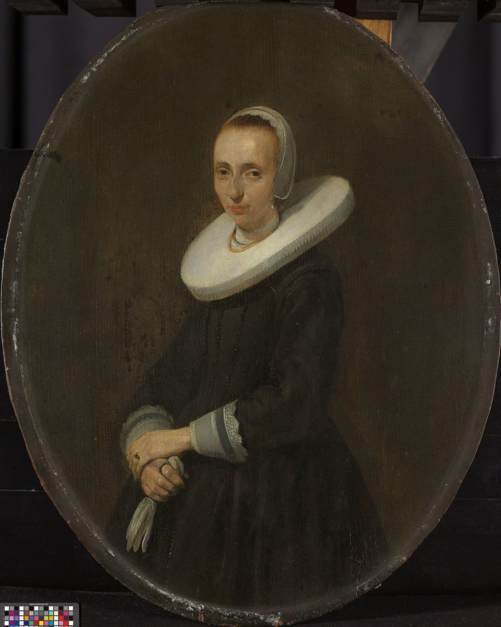 Johanna Bardoel († 1667). Manželka Gerarda Schalkeho od Gerard ter Borch (II)
