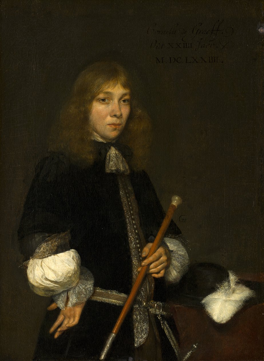 Portrét Cornelise de Graeffa (1650-1678) od Gerard ter Borch