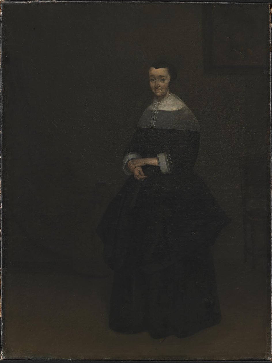 Portrét dámy od Gerard ter Borch
