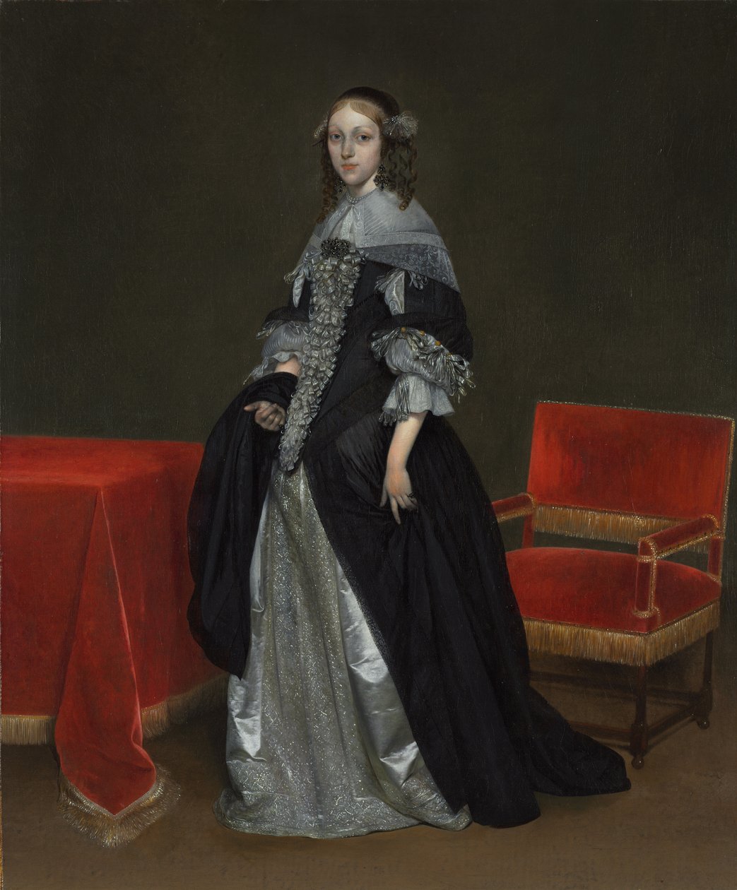 Portrét ženy, c. 1665. od Gerard ter Borch