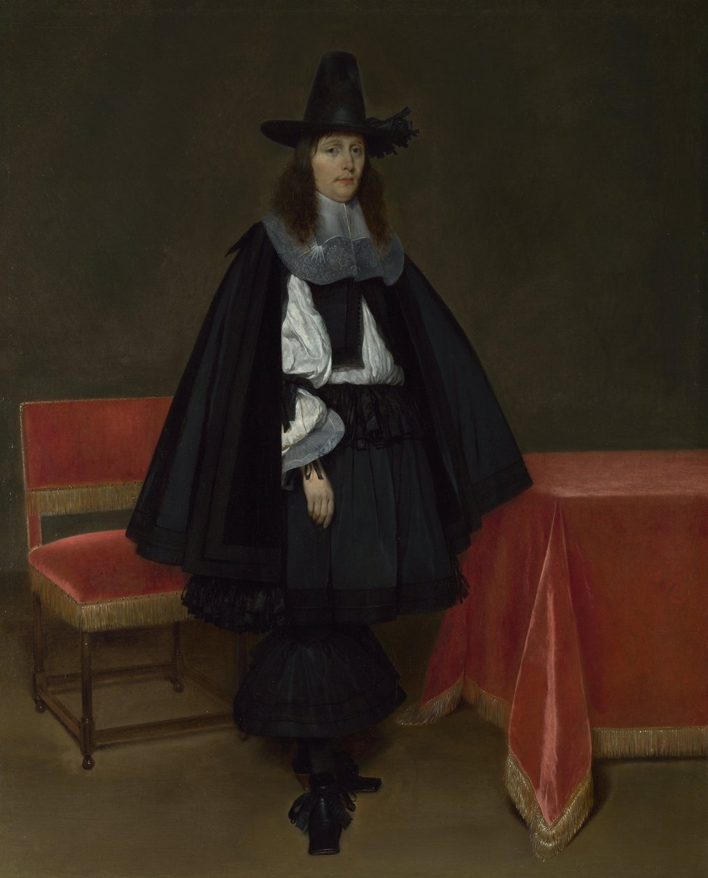 Portrét mladého muže od Gerard ter Borch