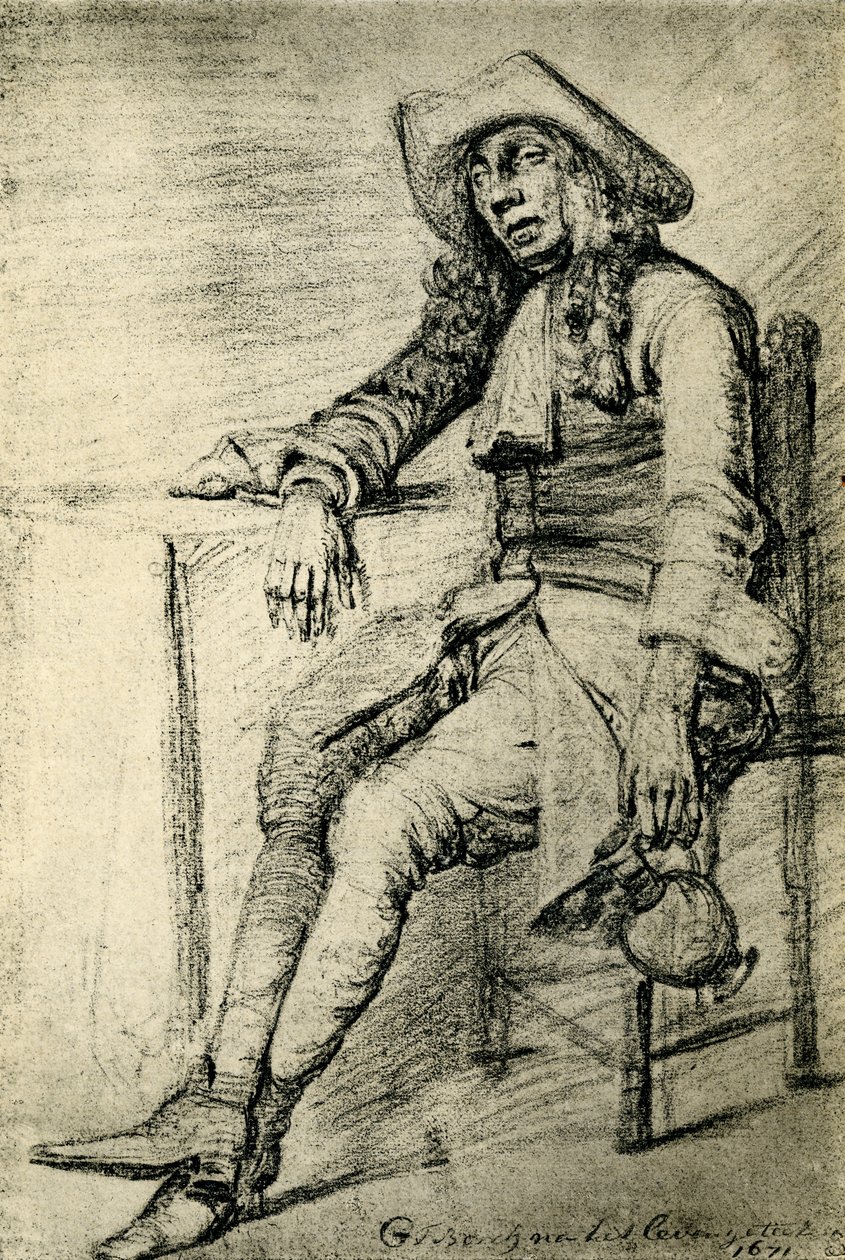 Požitkář od Gerard ter Borch