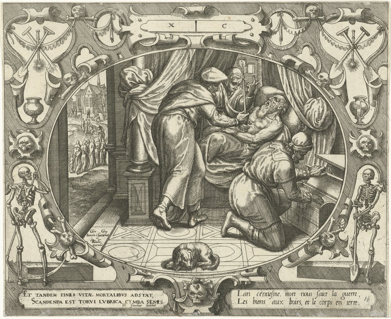 Muž ve věku sta let Ten Ages of Man (název série) od Gerard van Groeningen
