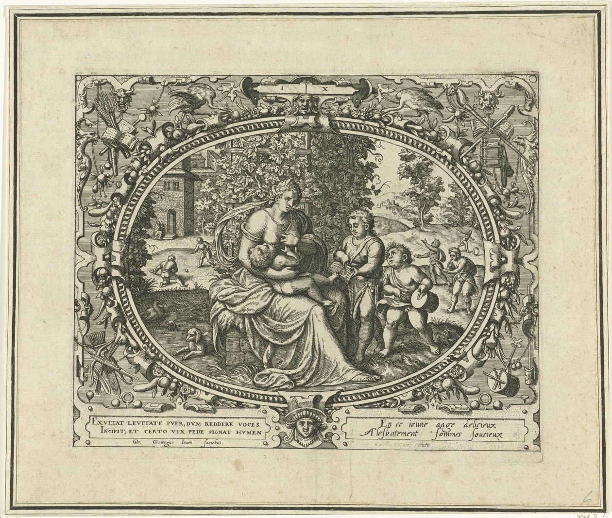 Muž ve věku deseti let Ten Ages of Man (název série) od Gerard van Groeningen