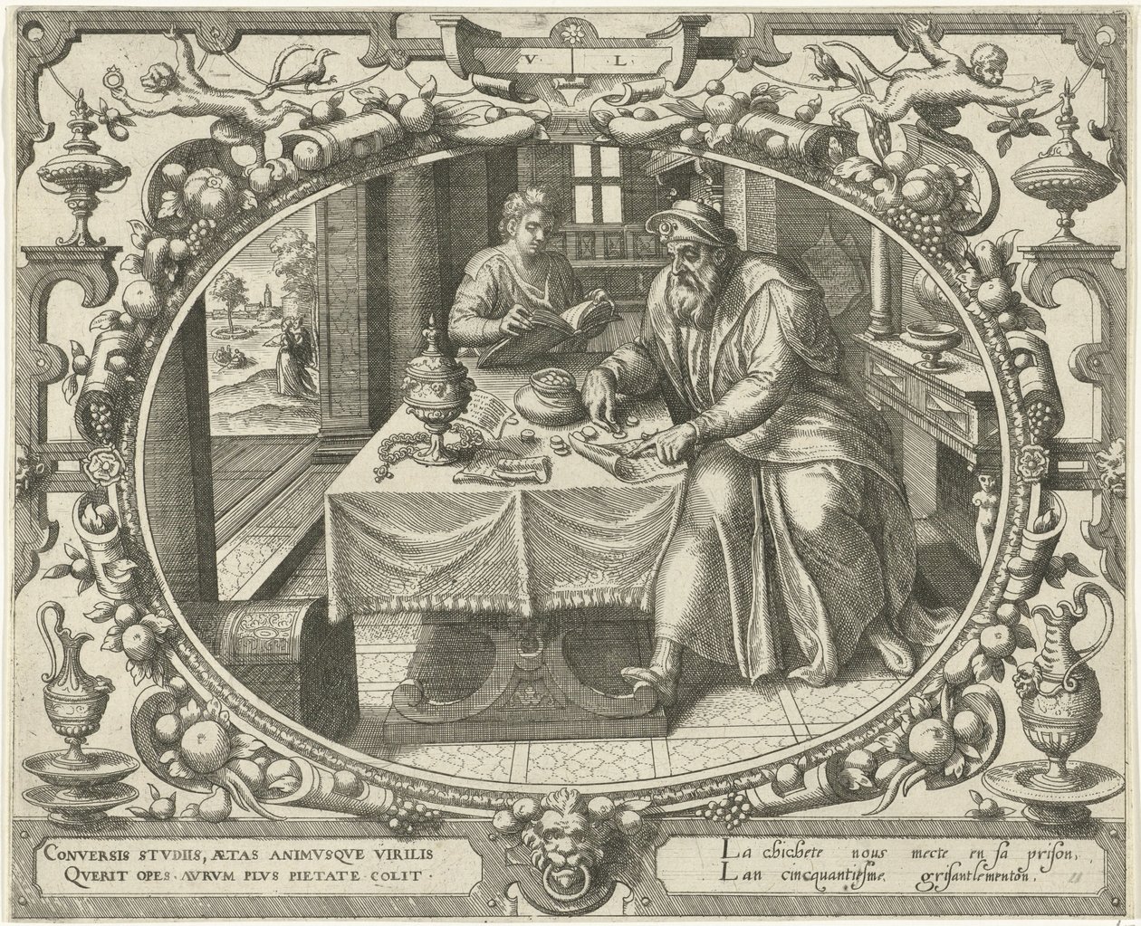 Muž ve věku padesáti let Ten Ages of Man (název série) od Gerard van Groeningen