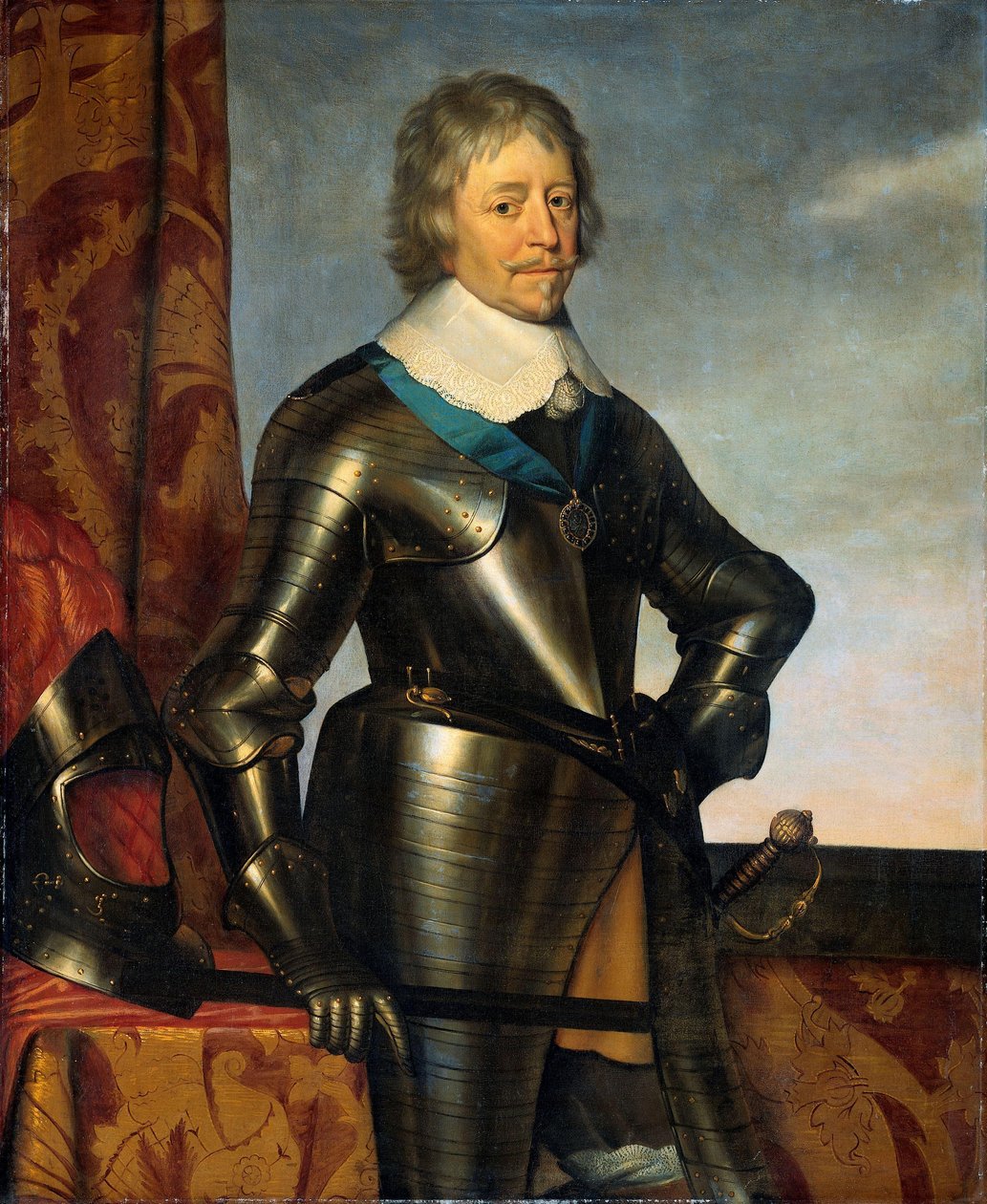 Portrét Frederika Hendrika (1584-1647), prince Oranžského od Gerard van Honthorst (workshop of)