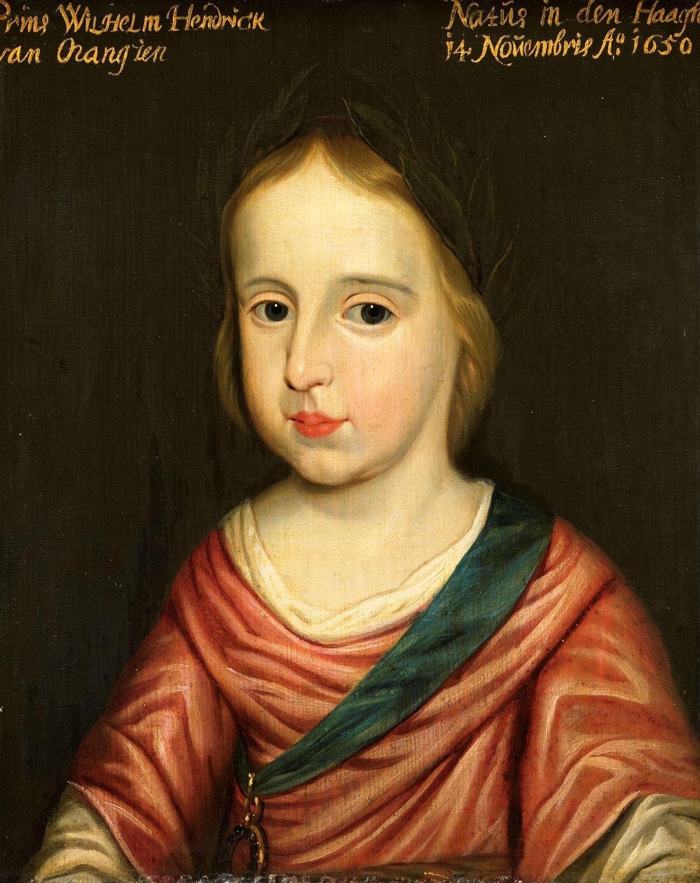 Portrét Viléma III., prince Oranžského od Gerard van Honthorst (workshop of)