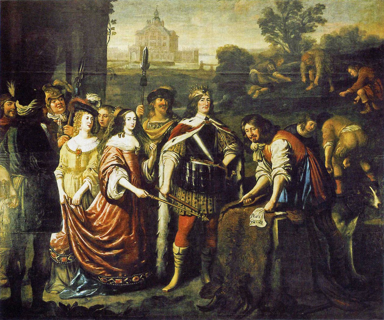 Alegorie založení Oranienburgu od Gerard van Honthorst