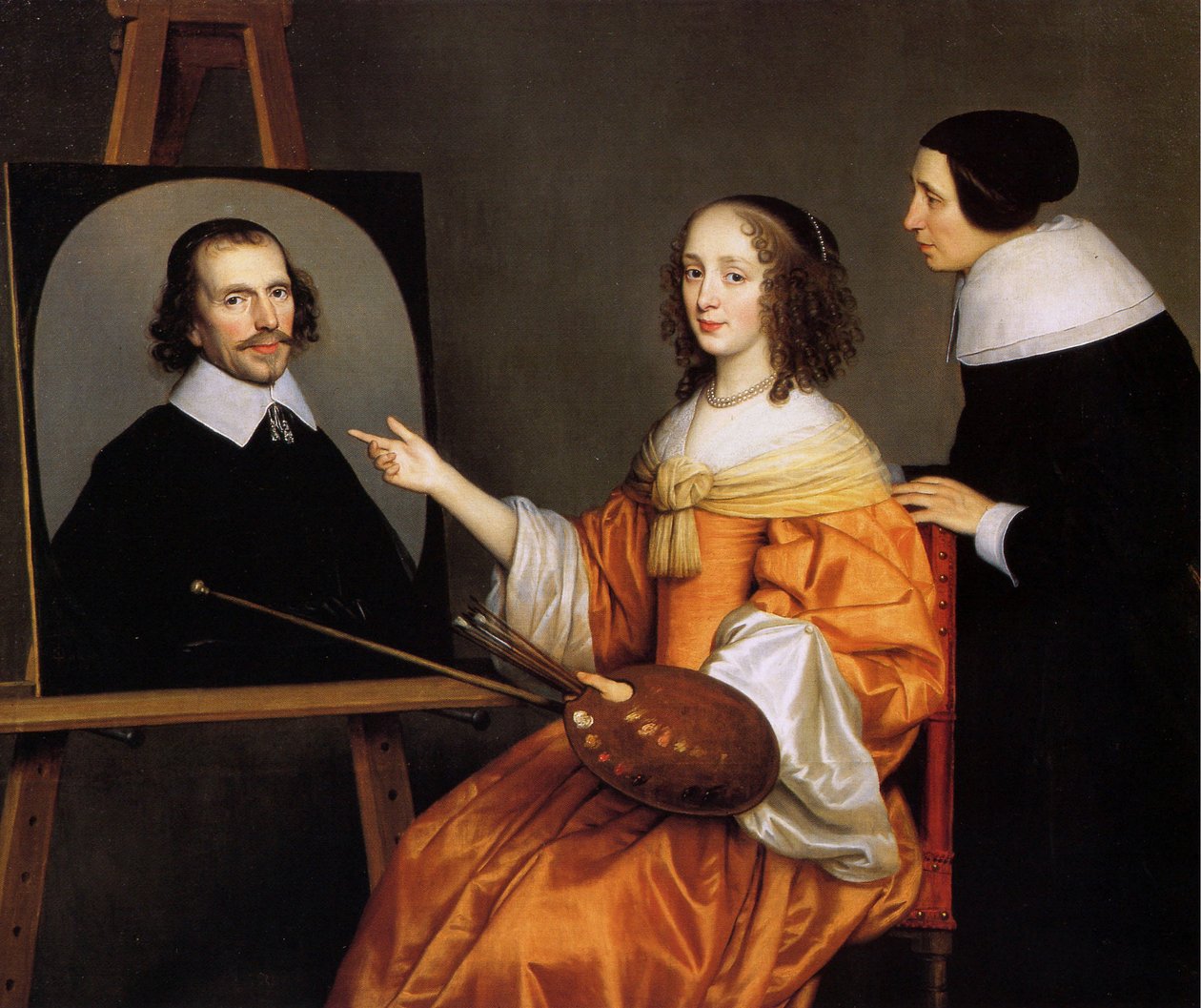 Nizozemsky: Margaretha Maria de Roodere (c. 1625-1666) Margaretha Maria de Roodere (c. 1625-1666) od Gerard van Honthorst