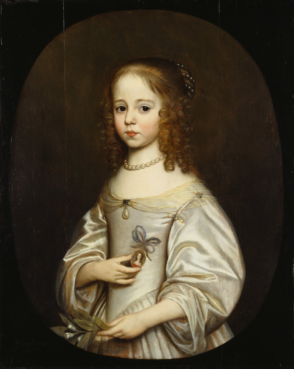 Kněžna Marie von Oranien-Nassau (1642-1688) od Gerard van Honthorst