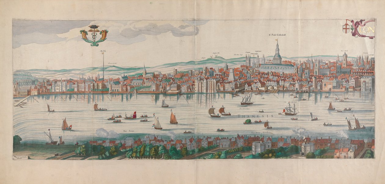 Londýn, panoramatický výhled od Gerard van Keulen