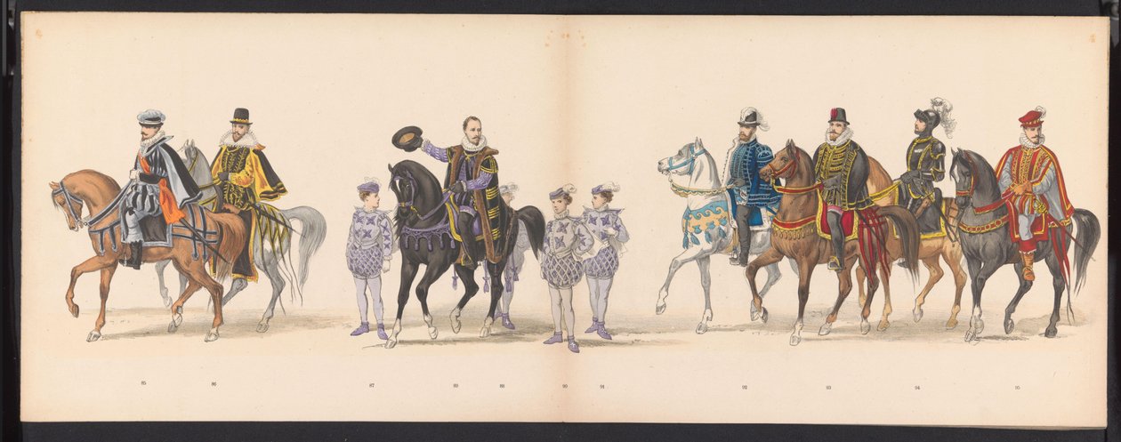 Maškaráda studentů z Leidenu, 1875 (deska 5) Maškaráda pořádaná členy leidenského studentského sboru 15. června 1875 na oslavu 300. výročí Leidsche Hoogeschool, zobrazující Leidsche Hoogeschool, vyobrazenou v od Gerardus Johannes Bos