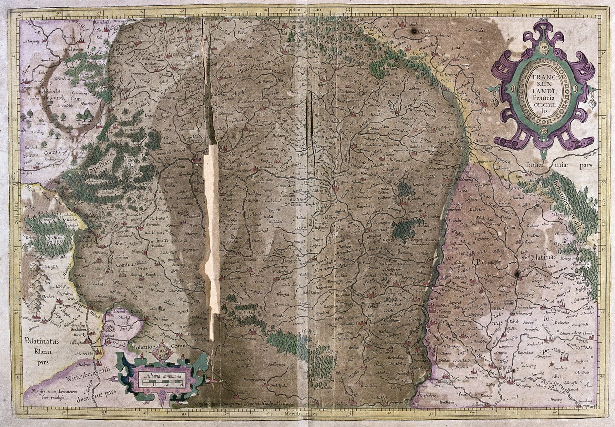 Francie (rytina od Gerardus Mercator
