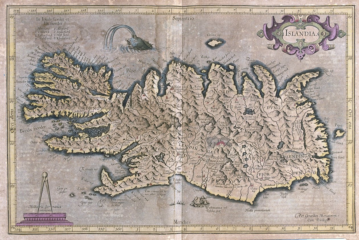Island od Gerardus Mercator