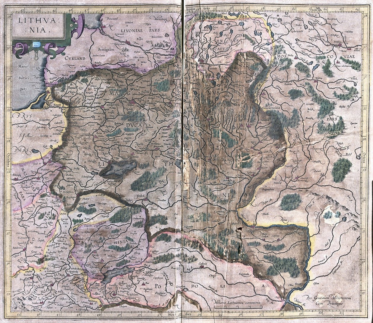 Litva (rytina od Gerardus Mercator